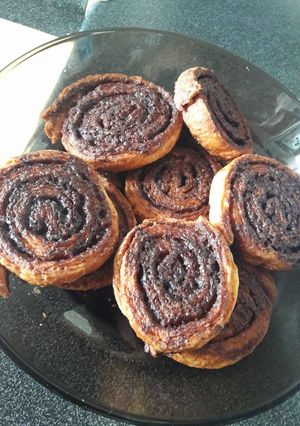 Kakaós csiga recept fotója