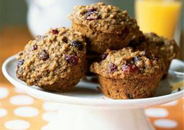 Whole Wheat Raisin Muffins