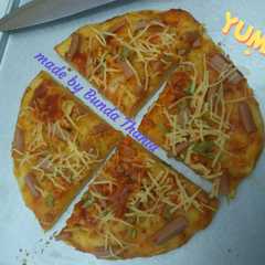 รูปของ Pizza Home Made simple mudah