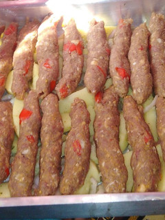 صورة لوصفة صينيه الكفته بالبطاطس ورز بسمتي