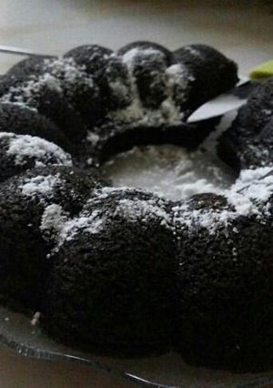 Foto resep Bolu ketan hitam tabur gula halus