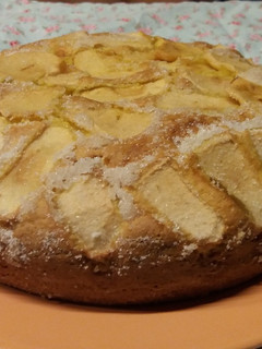 Una foto de Torta de manzana🍎💋