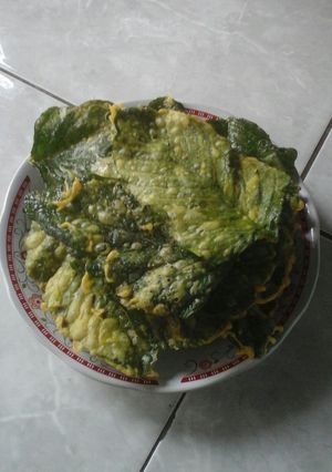 Foto resep Peyek bayam