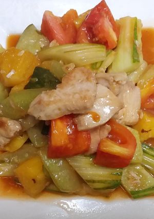 รูปของ ผัดเปรี้ยวหวานไก่