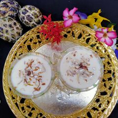 A picture of Sitafal Basundi.