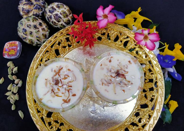 Simple Way to Make Quick Sitafal Basundi