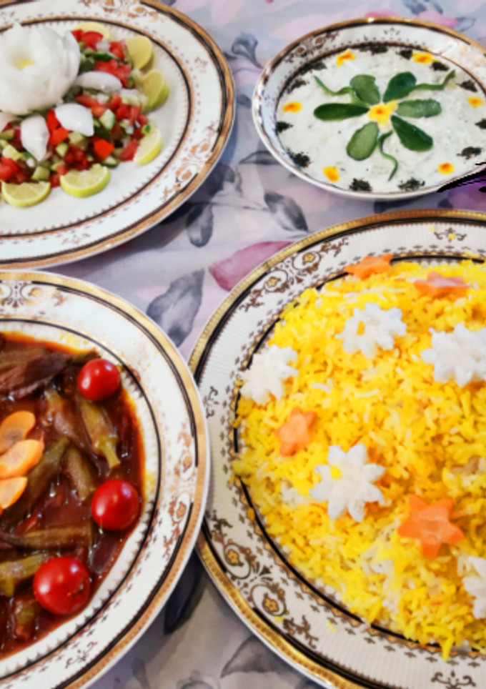 عکسی از دستور خورشت بامیه