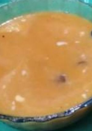A picture of Carrot payasam.
