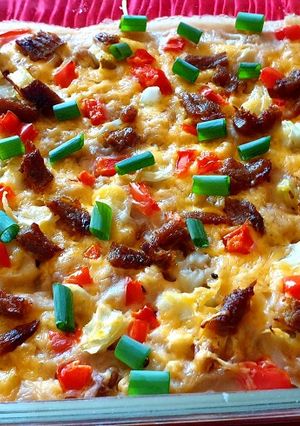 A picture of Baked samp recipe.