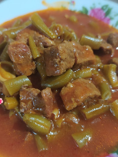 عکسی از دستور خورش لوبیا سبز