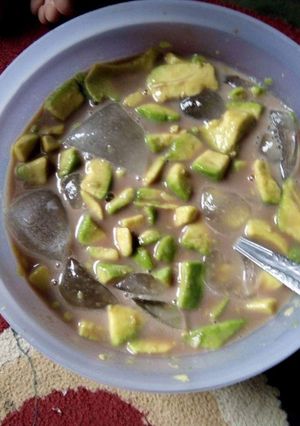 Foto resep Es apokat simpel