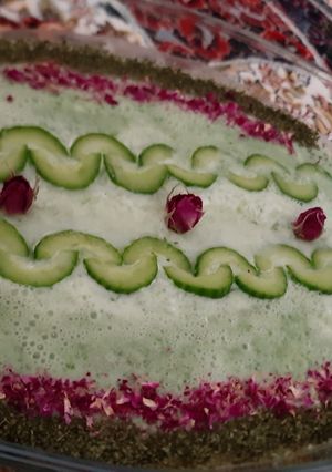 عکسی از دستور خیار ماست مجلسی