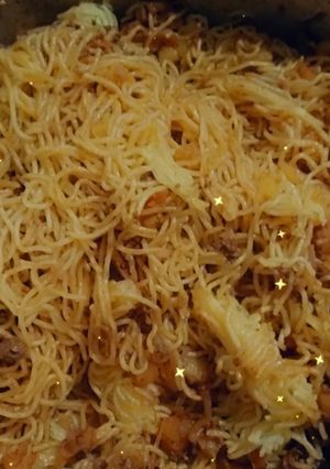 عکسی از دستور ماکارونی خوشمزه😋🍝
