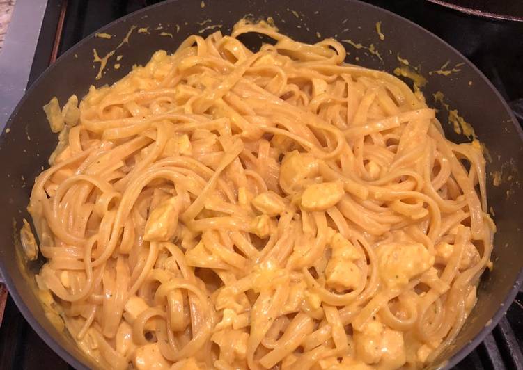 Step-by-Step Guide to Make Any-night-of-the-week Turmeric Chicken Alfredo