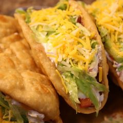 A picture of Mexican Bean Chalupa.