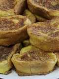 Rabanadas no forno