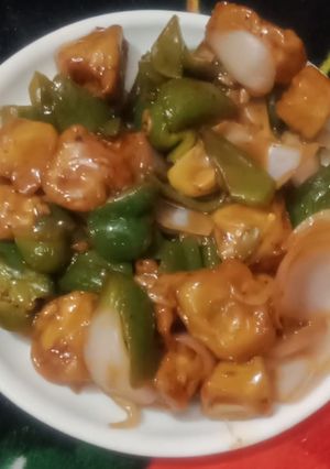 चीज़ चिली (cheese chilli recipe in Hindi) रेसिपी मुख्य फोटो