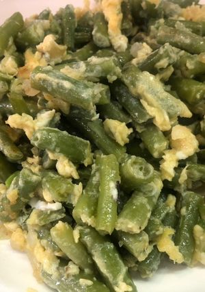 A picture of Sonoran-Style Green Beans with Eggs.