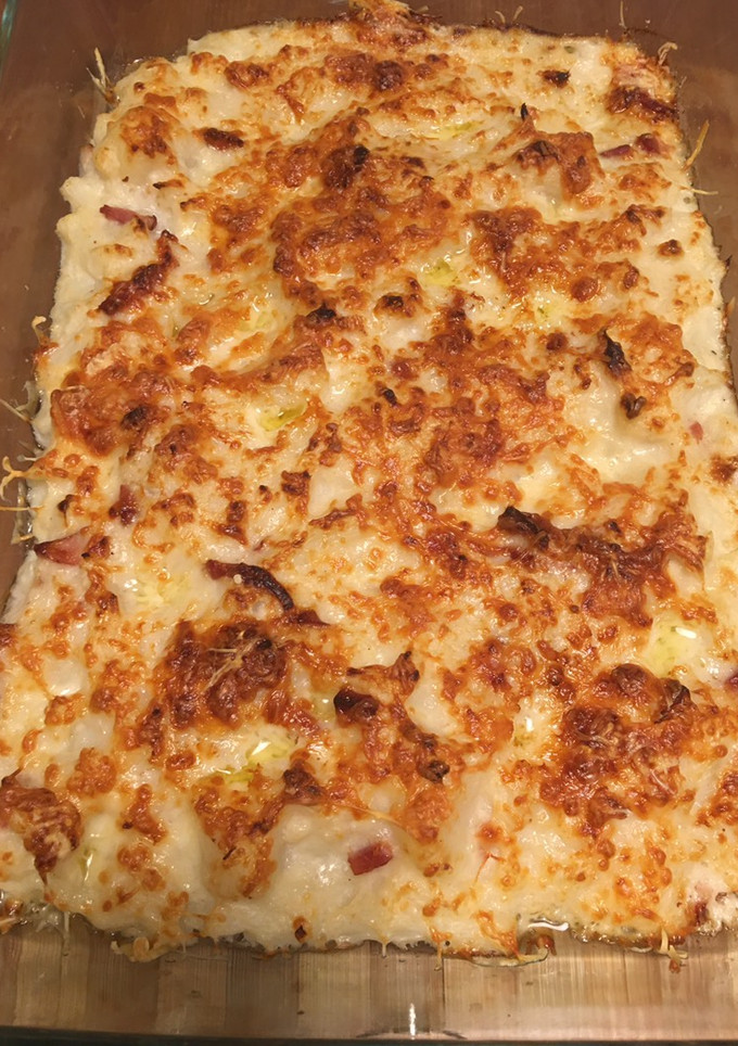 Una foto de Coliflor y patata gratinadas
