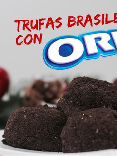 Una foto de Trufas brasileñas de oreo