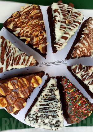 A picture of Brownie pizza.