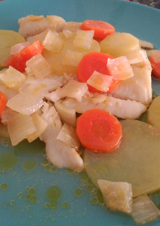 Una foto de Merluza al horno