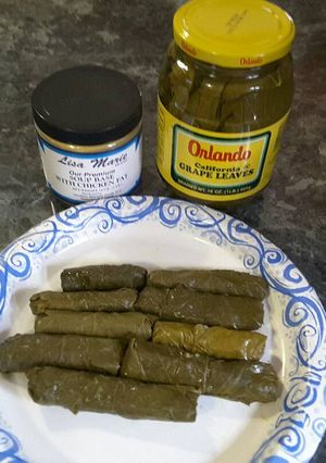 A picture of Grape Leaves.