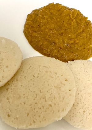 A picture of Ridge Gourd Skin chutney.