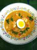 Alubias con camarones