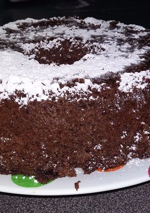 Una foto de Torta de chocolate en microondas (o de vainilla)