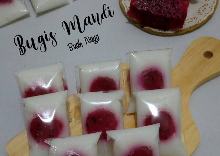 resep cara buat Bugis Mandi Buah Naga