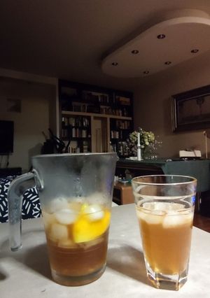 Zdjęcie przepisu Melasowy simple syrup.