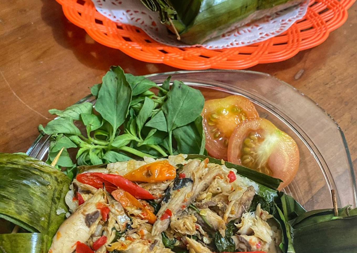 Nasi Bakar Tongkol Suwir Kemangi🌶