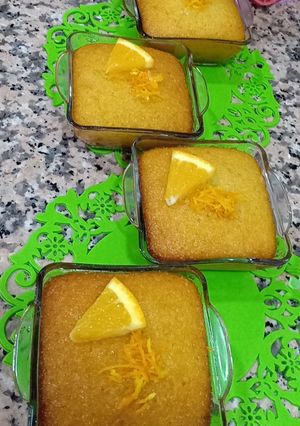 صورة لوصفة بسبوسة بالبرتقال 🍊
