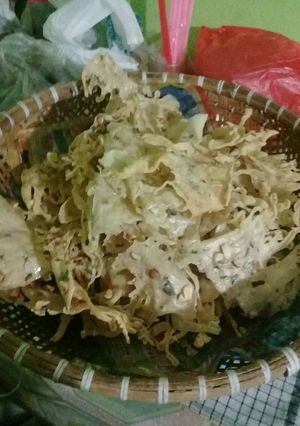 Foto resep Gorengan/peyek kacang daun jeruk