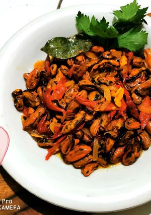 Foto resep TUMIS KERANG HIJAU PEDAS MANIS #26