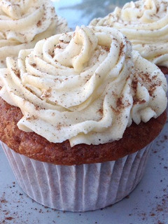Una foto de Cupcakes de calabaza