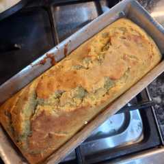 Una foto de Budin de banana y harina de almendras