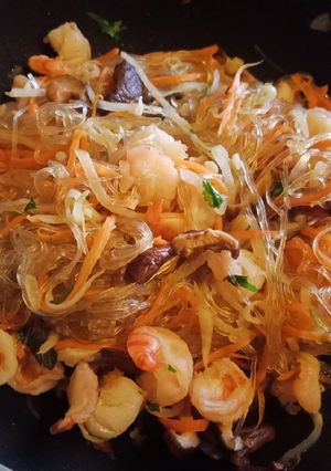 Hình của món Miến xào.