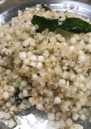 A picture of Sabudana Khichdi.