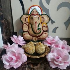 A picture of Paneer cornflakes modak.