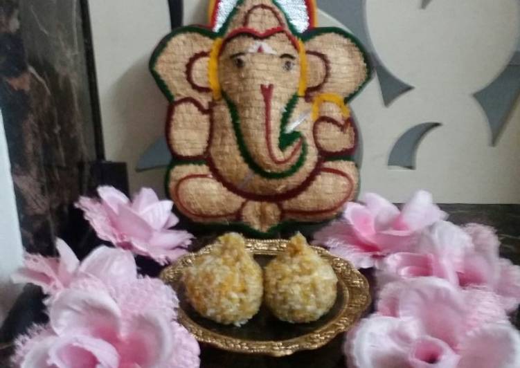 Paneer cornflakes modak