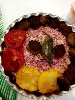 عکسی از دستور سماق پلو