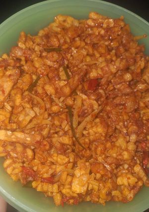 Foto resep Tempe Orek teri kering