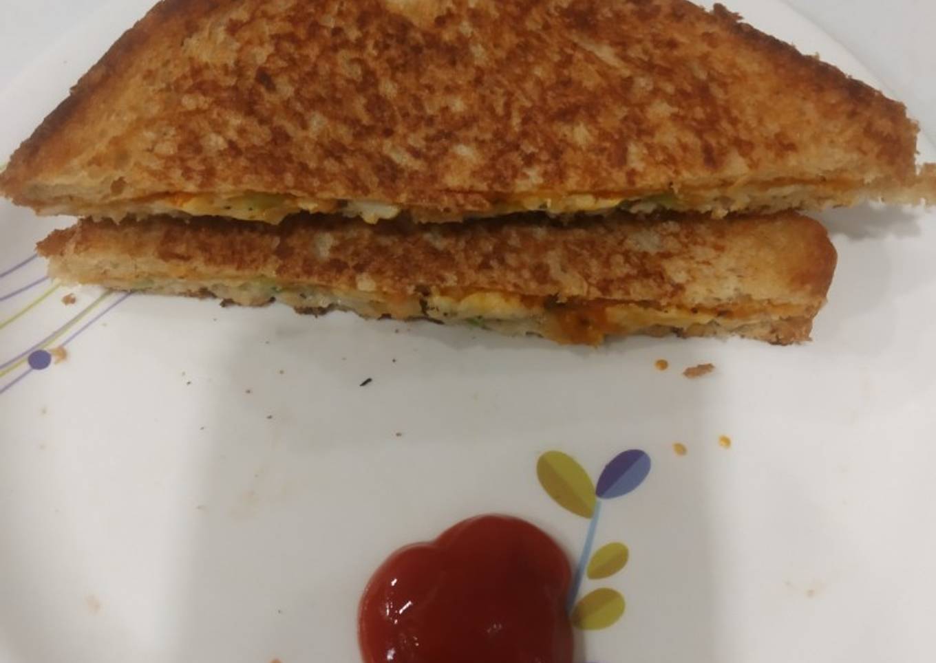 Cheese-Capsicum Sandwich