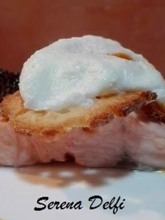 Foto di Salmone con uovo fondente!