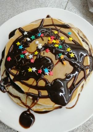 Una foto de Hotcakes esponjosos y fáciles