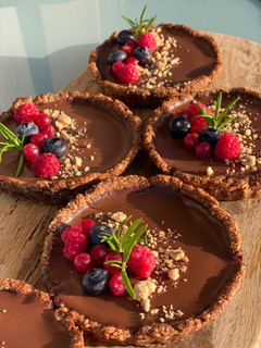 Φωτογραφία της συνταγής Vegan chocolate tarts