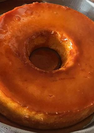 Una foto de Flan de 5 ingredientes