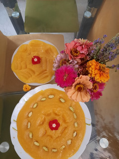 عکسی از دستور حلوای آرد برنج شیرازی